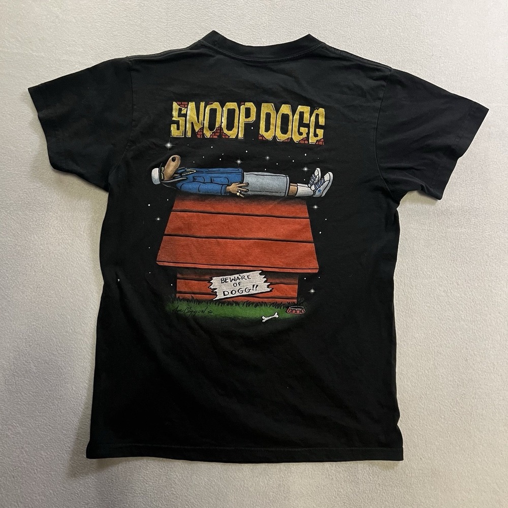 Snoop Doggy Dogg Beware Of Dogg Joe Cool T-shirt Men's Size Medium Rap Tee